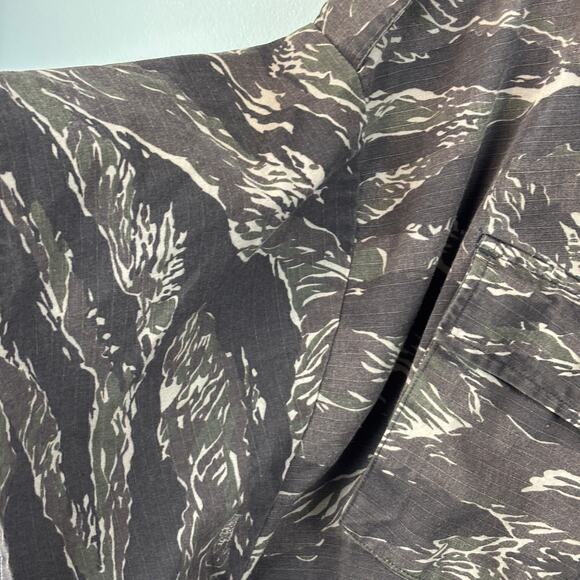 Vietnam Tiger Stripe BDU Tactical Jacket SWAT XXL Camo Outdoor Gear Mens - Picture 6 of 9